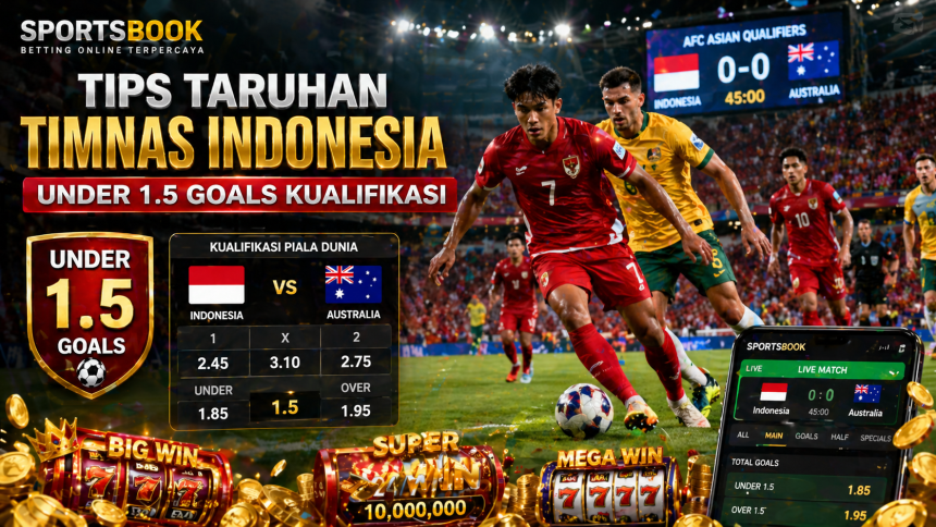 Tips Taruhan Timnas Indonesia Under 1.5 Goals Kualifikasi