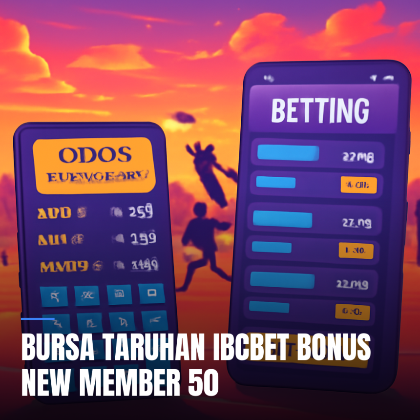 Ilustrasi Ibcbet Bonus New Member 50% dalam taruhan olahraga