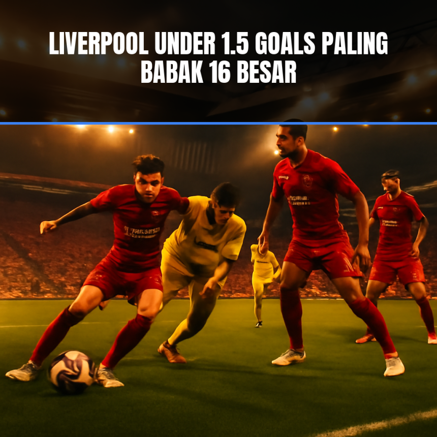 Pertandingan sepak bola Liverpool under 1.5 goals