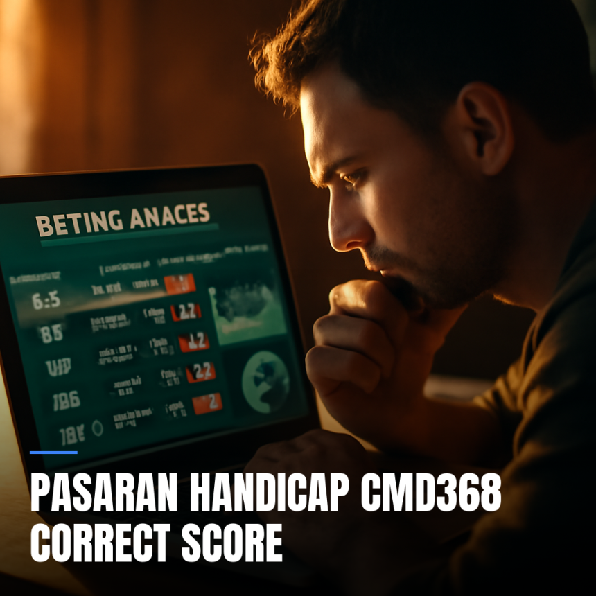 Pasaran handicap cmd368 correct score analysis